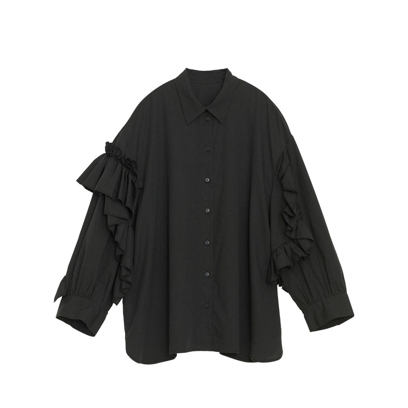 Hedvig MACARON VOLUME SHIRT, Black