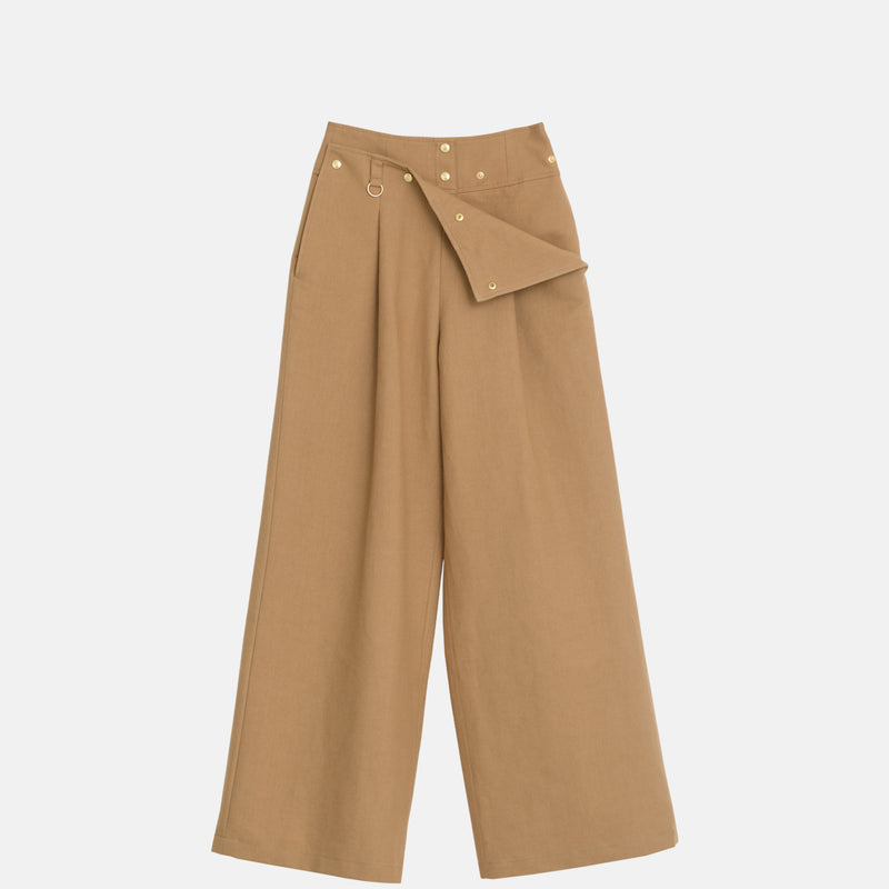 Hedvig WIDE LEGGED TROUSERS, Camel