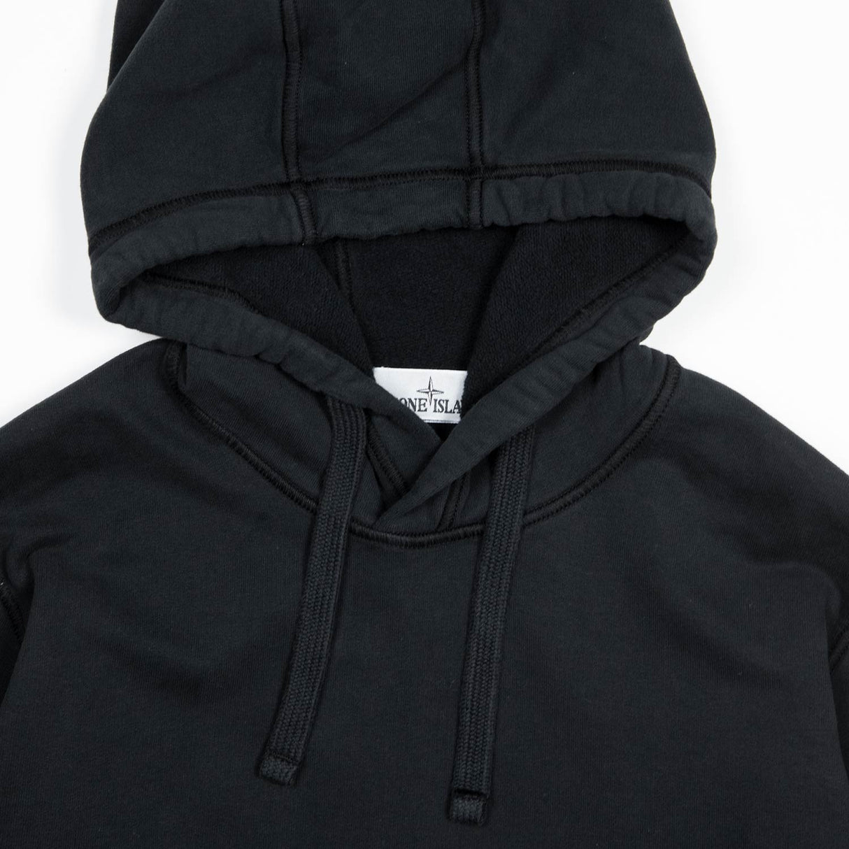 Stone Island 6100045 HOODIE SWEATER, Black - Image 2