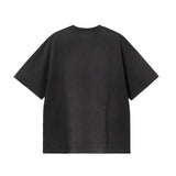 Carhartt WIP S/S HUDSON POCKET T-SHIRT, Black (Chalk Wash)