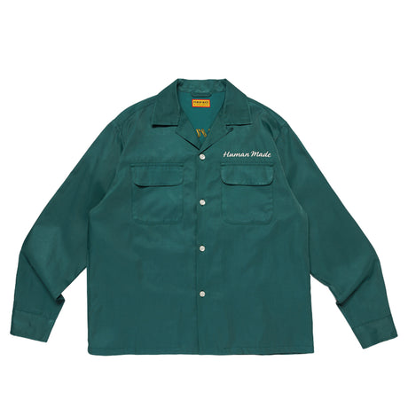 Human Made BOWLING SHIRT, Green - Image 1