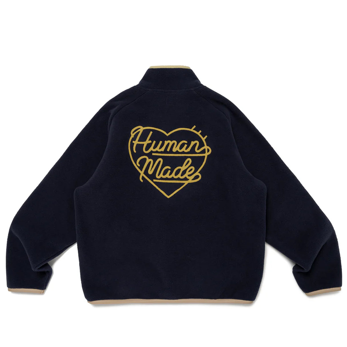 Human Made FLEECE HALF-ZIP SHIRT, Navy