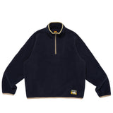 Human Made FLEECE HALF-ZIP SHIRT, Navy