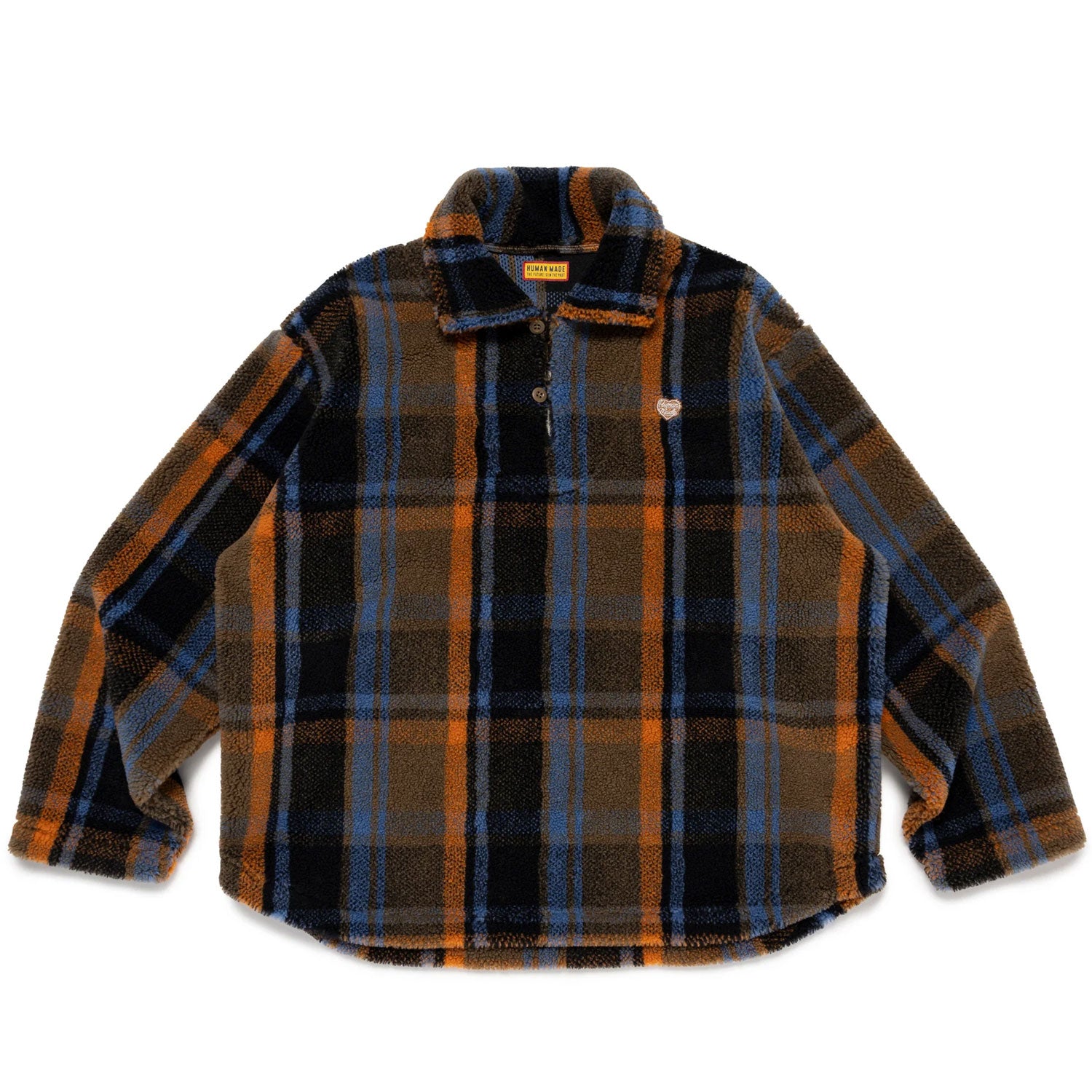 【美品】HUMAN MADE Fleece Pullover Brown(M) Human-Made-FLEECE-PULLOVER_-