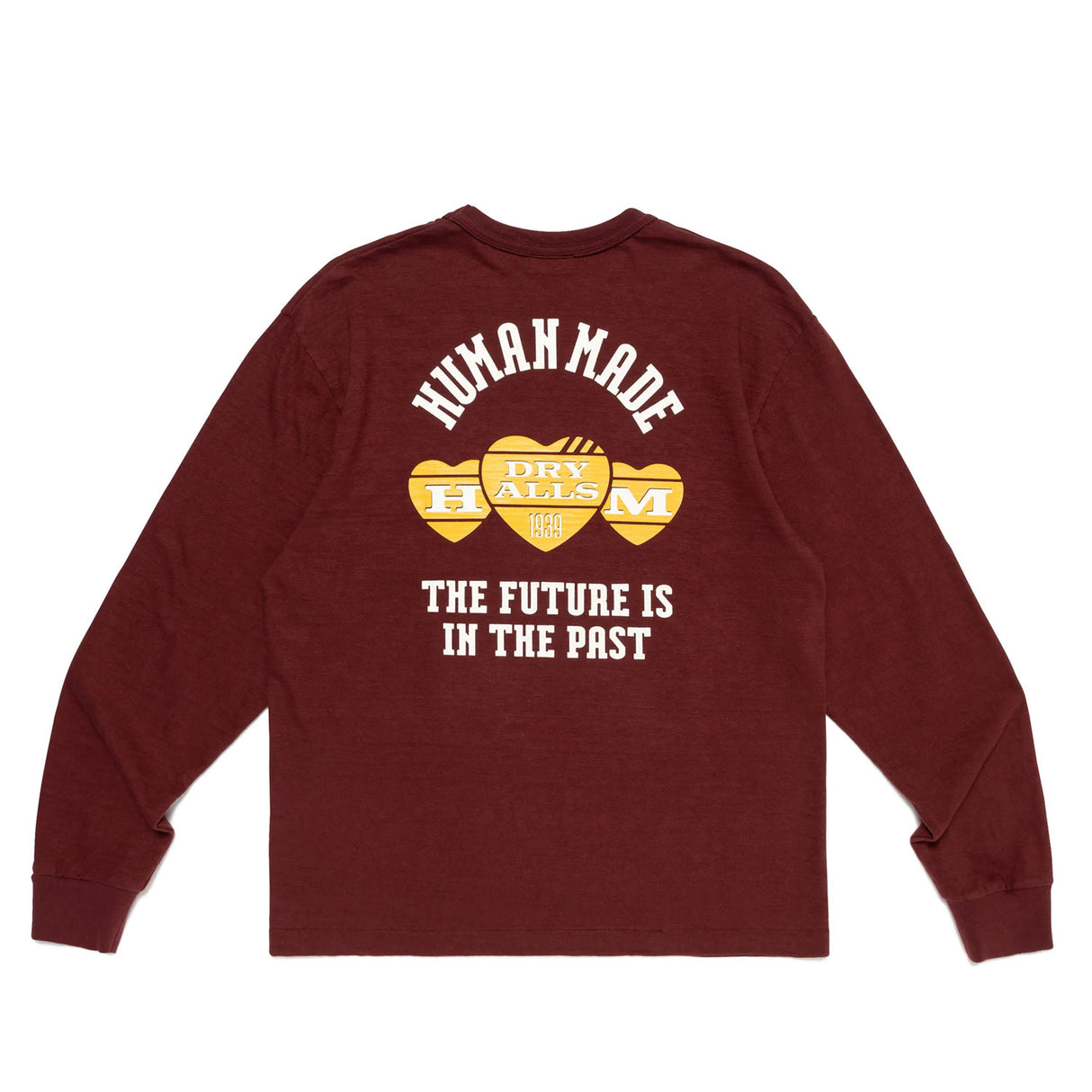 Human Made GRAPHIC L/S T-SHIRT, Burgundy