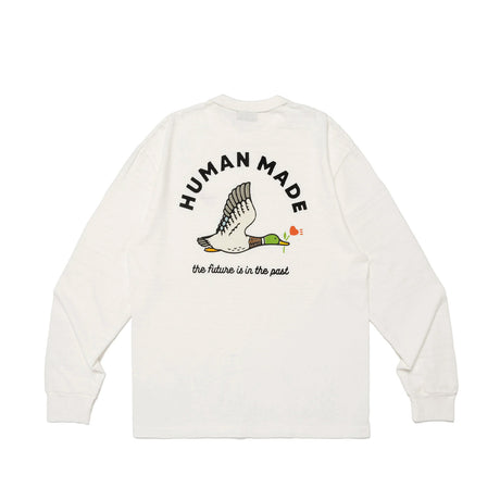 Human Made GRAPHIC L/S T-SHIRT, White