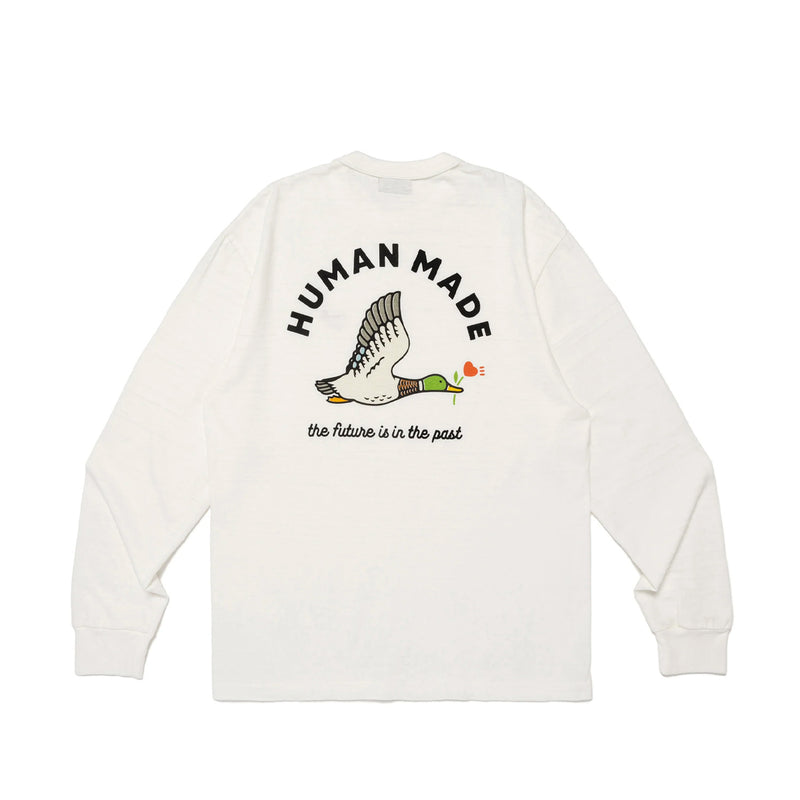 Human Made GRAPHIC L/S T-SHIRT, White