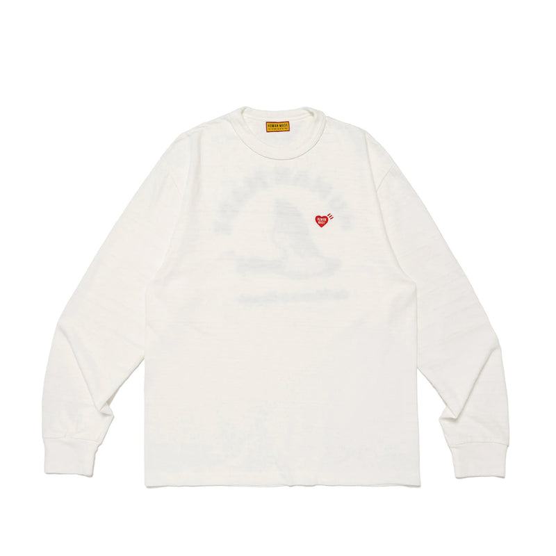 Human Made GRAPHIC L/S T-SHIRT, White
