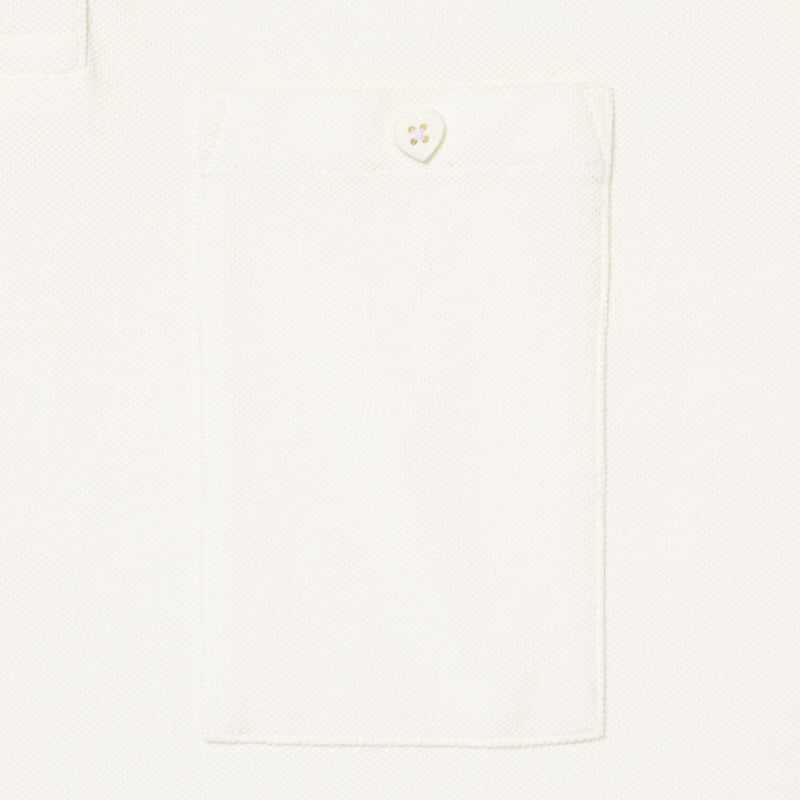 Human Made BIG POLO SHIRT, White