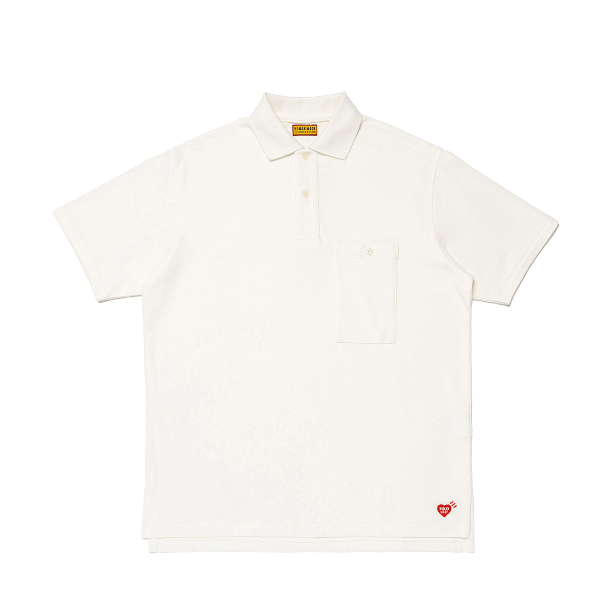 Human Made BIG POLO SHIRT, White