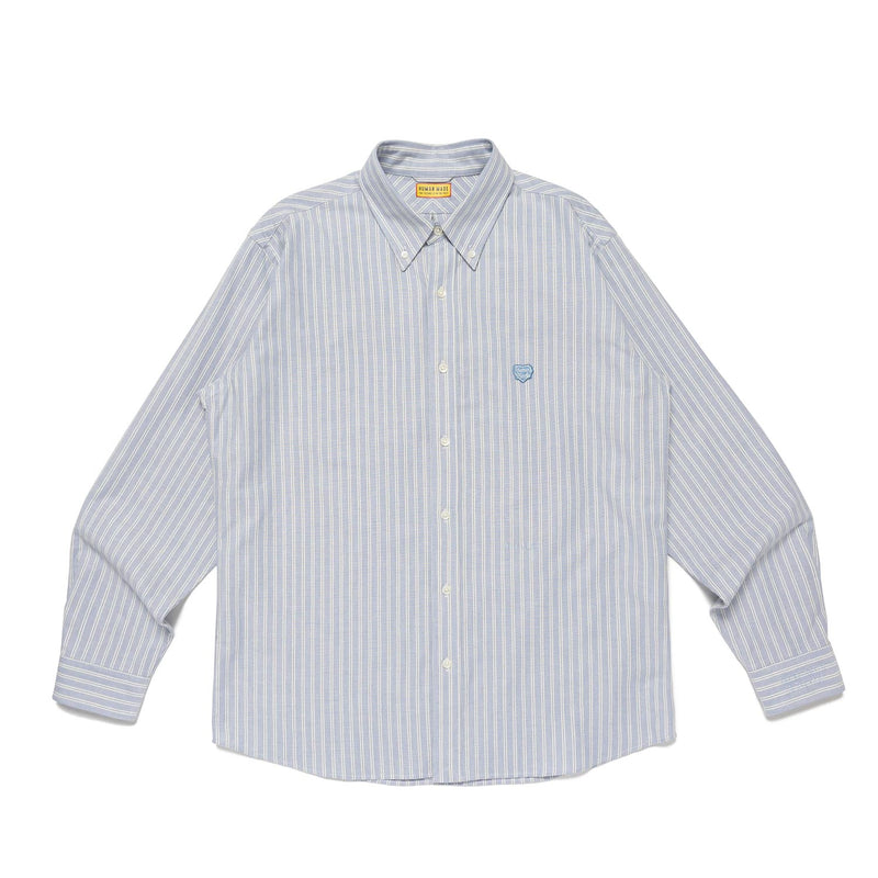 Human Made STRIPED BD SHIRT, Blue