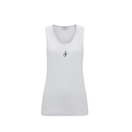 JW Anderson ANCHOR EMBROIDERY VEST, White - Image 1