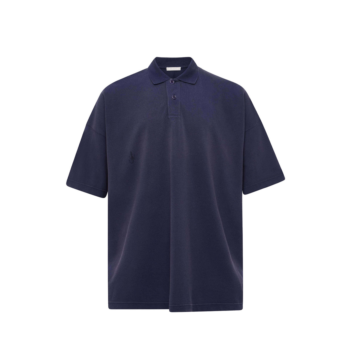 JW Anderson ANCHOR PRINT SS POLO, Navy