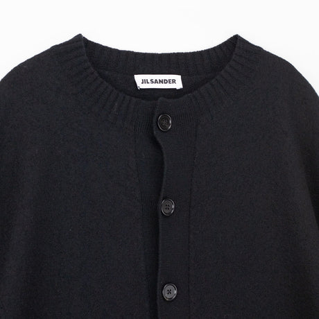 Jil Sander BUTTONED CARDIGAN, Black