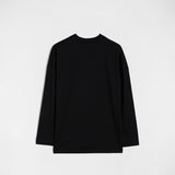 Jil Sander COTTON MOCK NECK T-SHIRT, Black