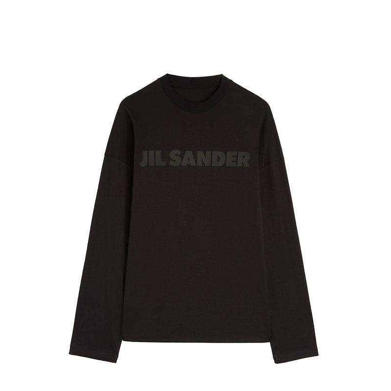 Jil Sander LOGO T-SHIRT LONG SLEEVE, Black