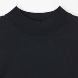 Jil Sander MOCK NECK LS T-SHIRT, Black