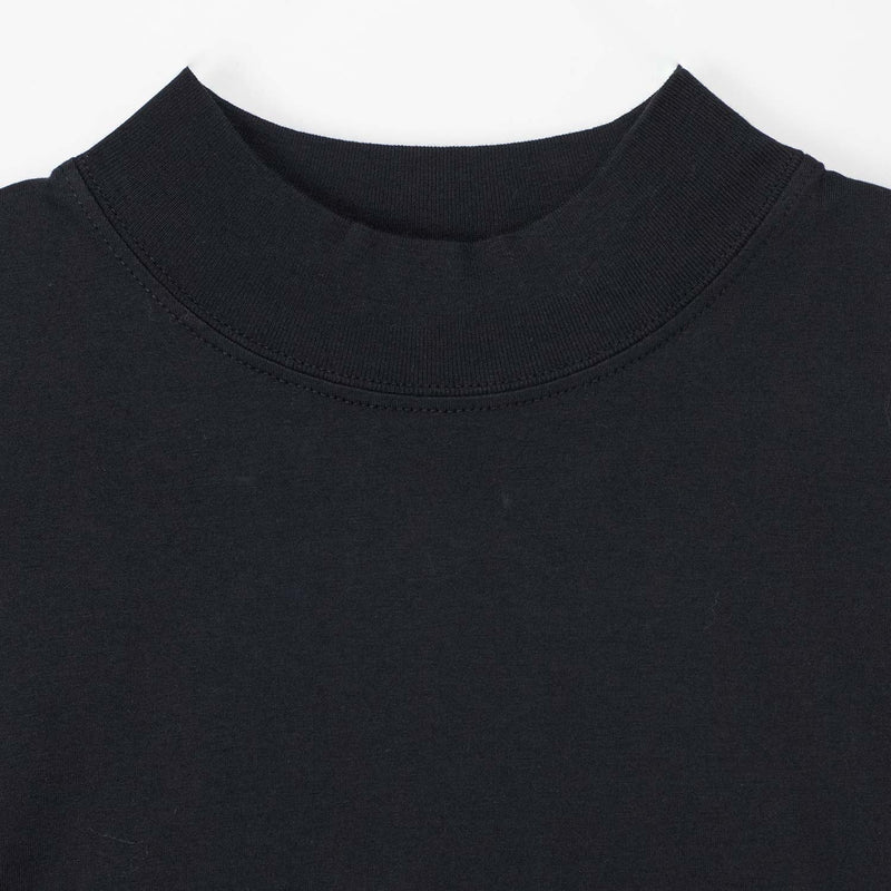 Jil Sander MOCK NECK LS T-SHIRT, Black
