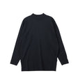 Black long-sleeve shirt on a white background
