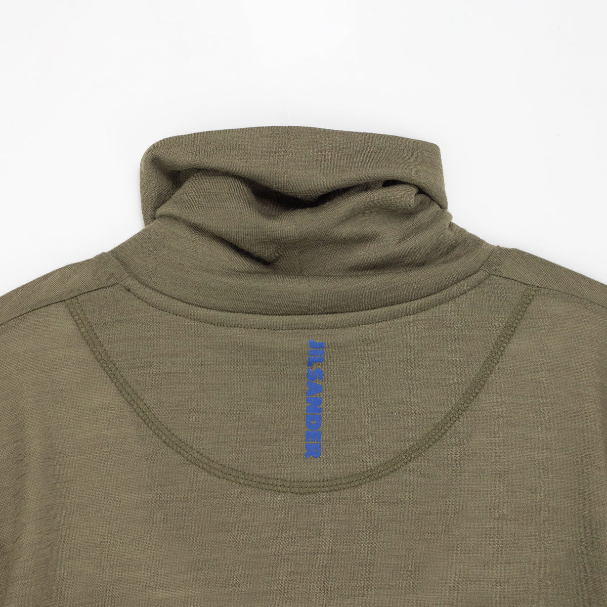 Jil Sander WOOL JERSEY LONGSLEEVE T-SHIRT, Thyme