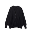 Black cardigan on a white background
