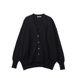 Black cardigan on a white background