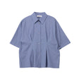 Blue shirt on a white background
