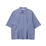 Blue shirt on a white background