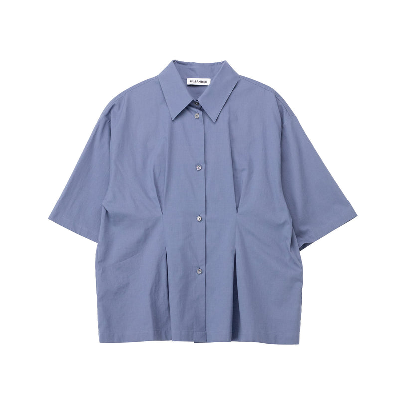 Blue shirt on a white background