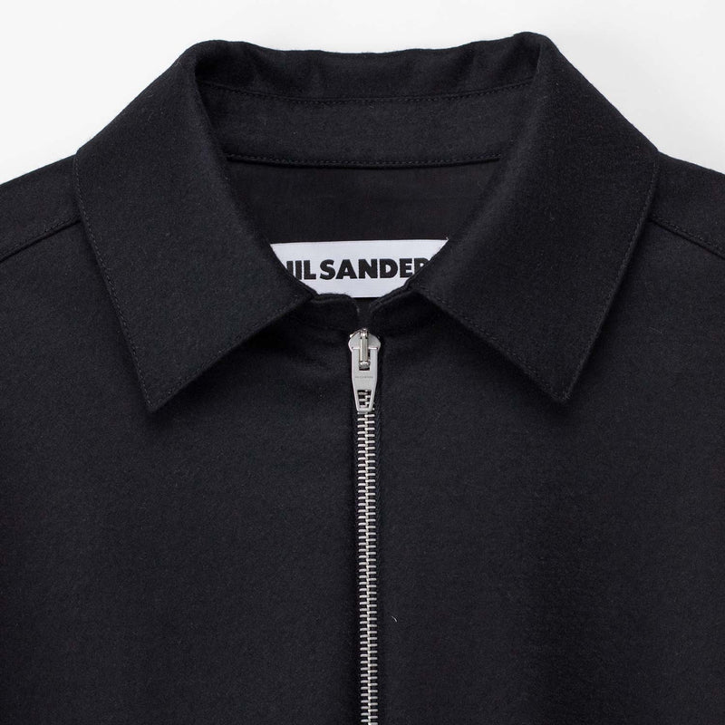 Jil Sander ZIP UP JACKET, Black