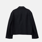 Jil Sander ZIP UP JACKET, Black