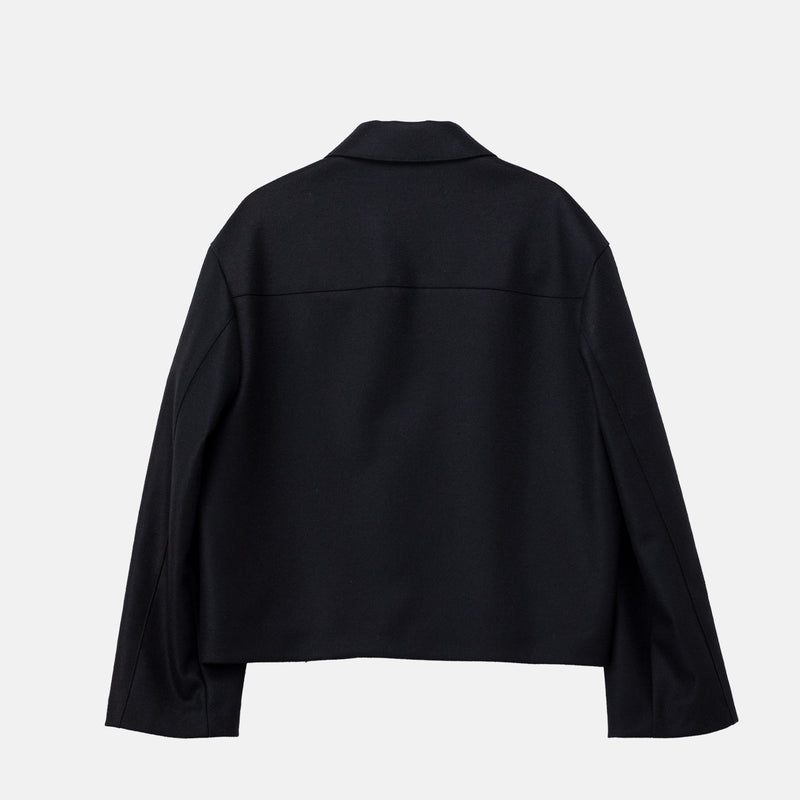 Jil Sander ZIP UP JACKET, Black