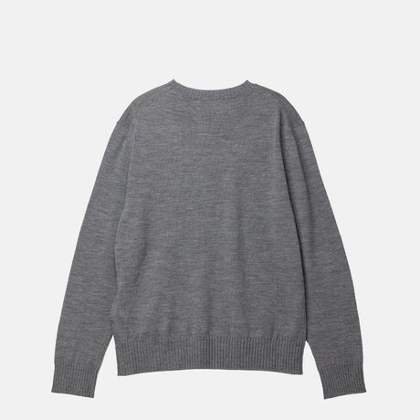 Jil Sander WOOL CREW-NECK SWEATER, London Fog