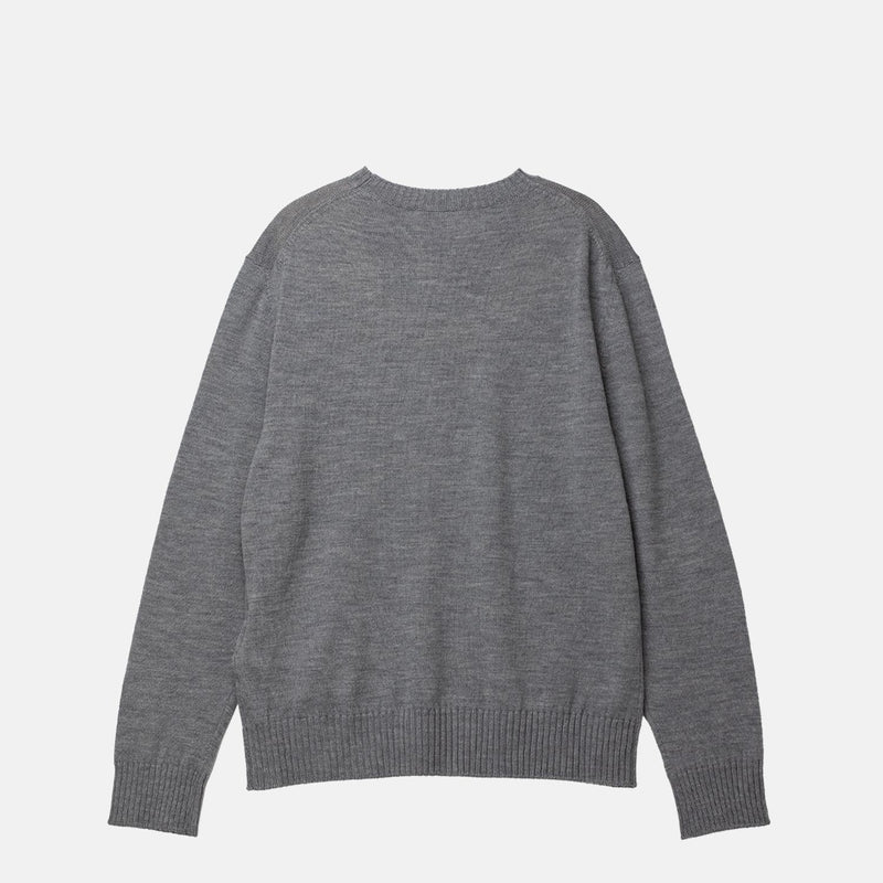 Jil Sander WOOL CREW-NECK SWEATER, London Fog