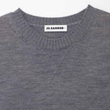 Jil Sander WOOL CREW-NECK SWEATER, London Fog