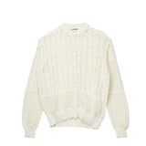 Lace cardigan on a white background. 