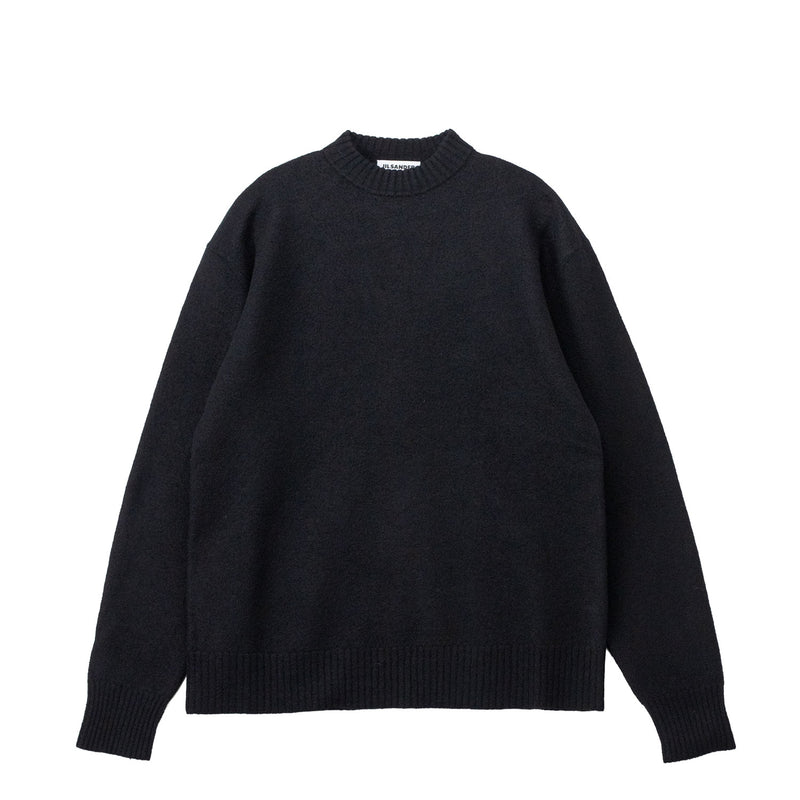 Black sweater on a white background
