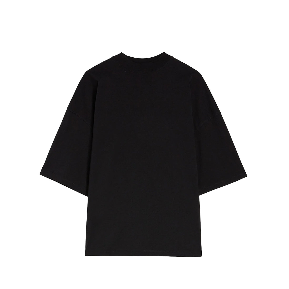 Jil Sander MOCKNECK T-SHIRT, Black