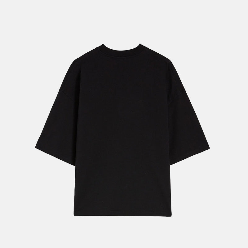 Jil Sander MOCKNECK T-SHIRT, Black