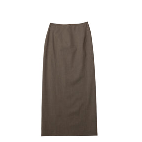 Brown skirt on a white background