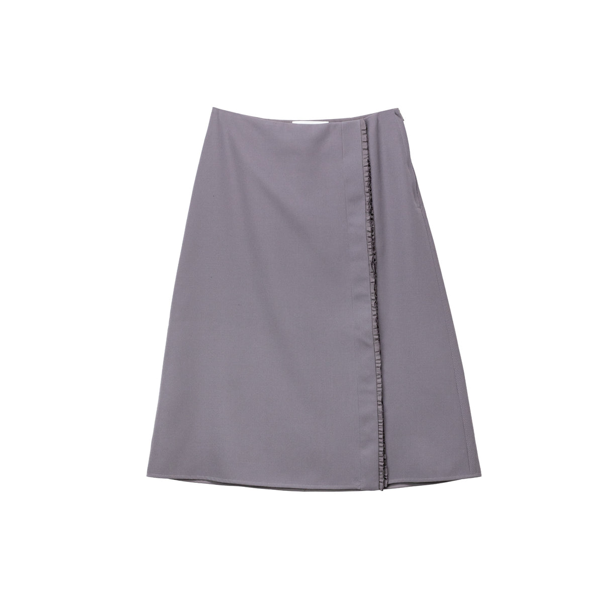 Gray skirt on a white background