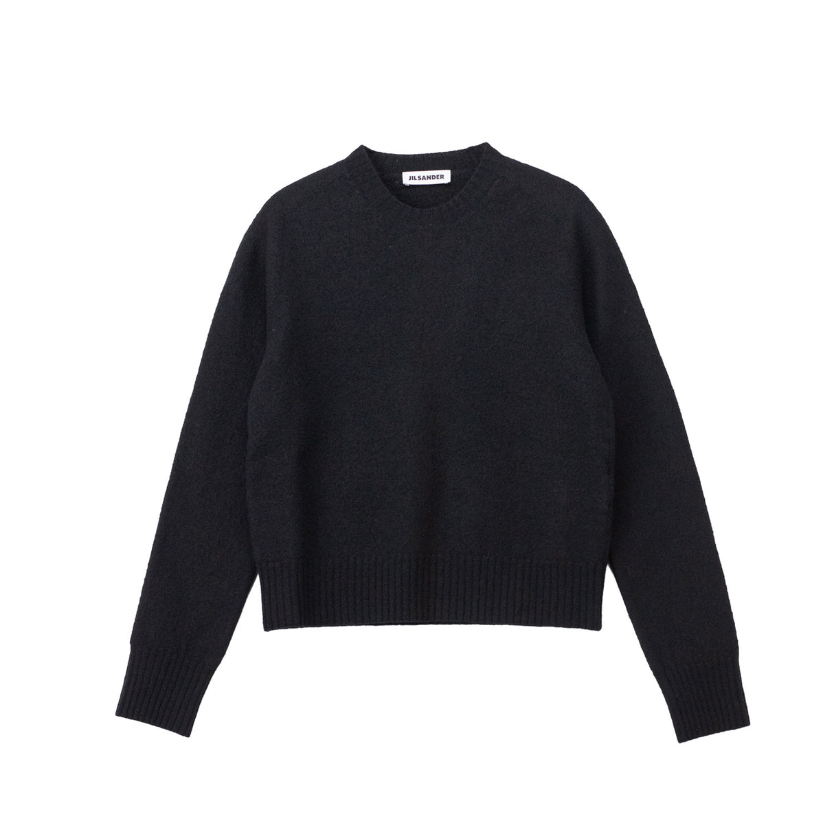 Black sweater on a white background