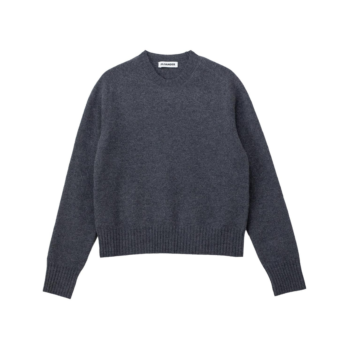 Dark gray sweater on a white background