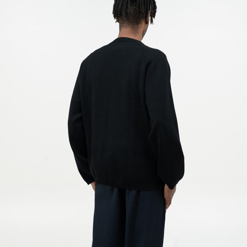 KOIVU O-NECK KNIT, Black