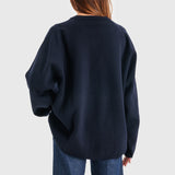 KOIVU O-NECK KNIT, Navy