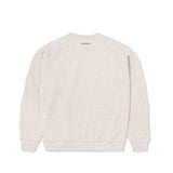 Karhu CLASSIC CHEST LOGO SWEATSHIRT, Oatmeal Melange/Granata