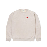 Karhu CLASSIC CHEST LOGO SWEATSHIRT, Oatmeal Melange/Granata