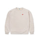 Karhu CLASSIC CHEST LOGO SWEATSHIRT, Oatmeal Melange/Granata