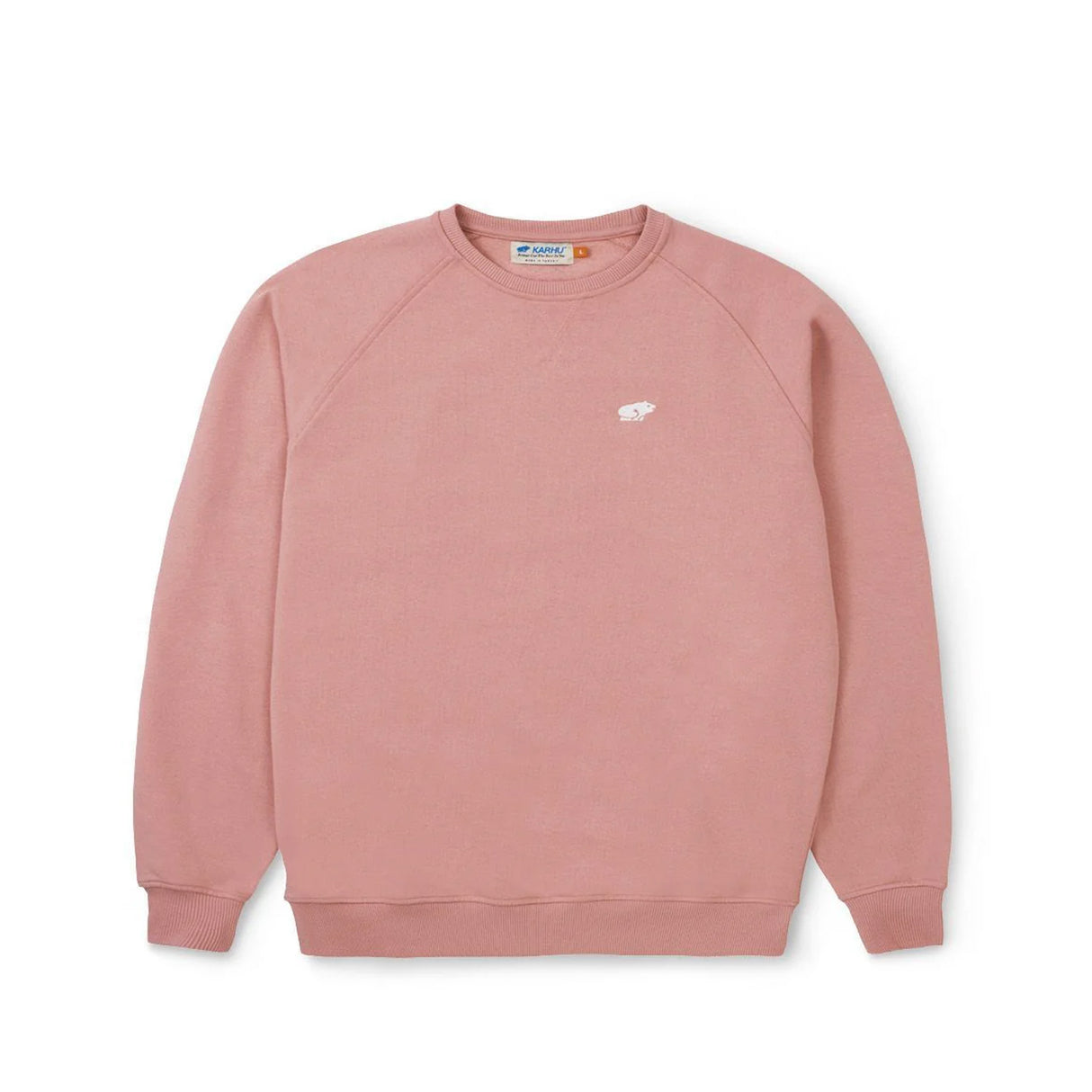 Karhu CLASSIC CHEST LOGO SWEATSHIRT, Rose Tan/Lily White