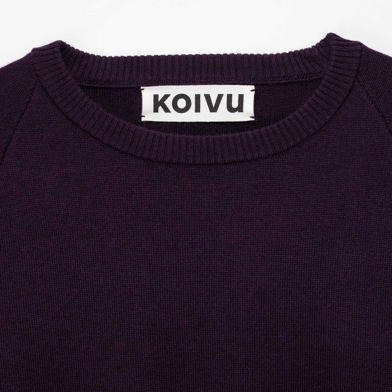 O-NECK KNIT, Autumn Berries